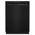 24 in. Black Front Control Dishwasher with Stainless Steel Tub L166