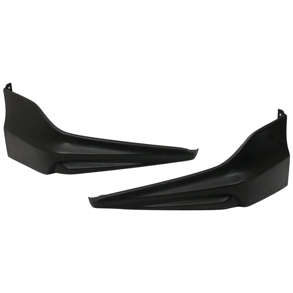 Black 2pc Front Lip Underbody Spoilers Q638636