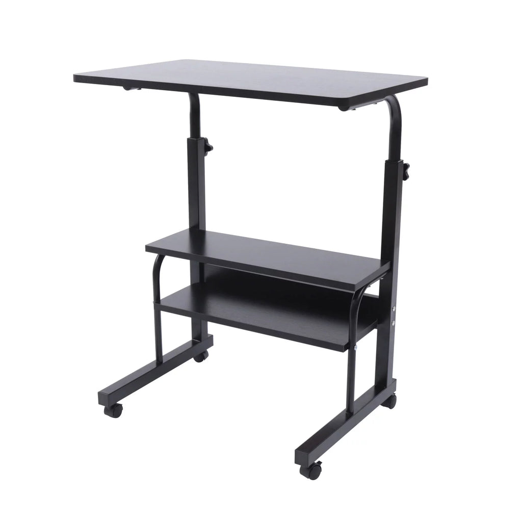 Portable Liftable Laptop Desk with Wheels S526