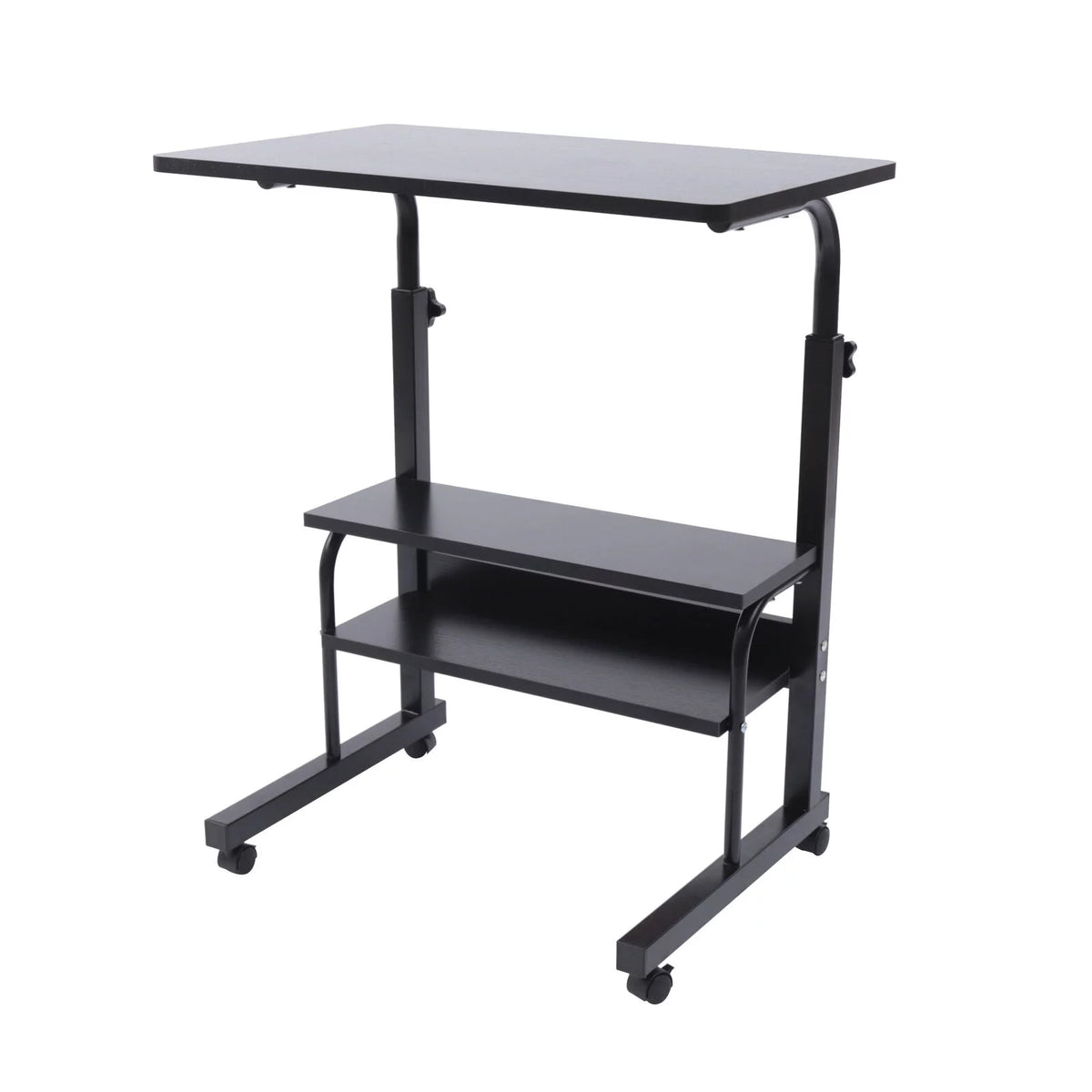 Portable Liftable Laptop Desk with Wheels S526