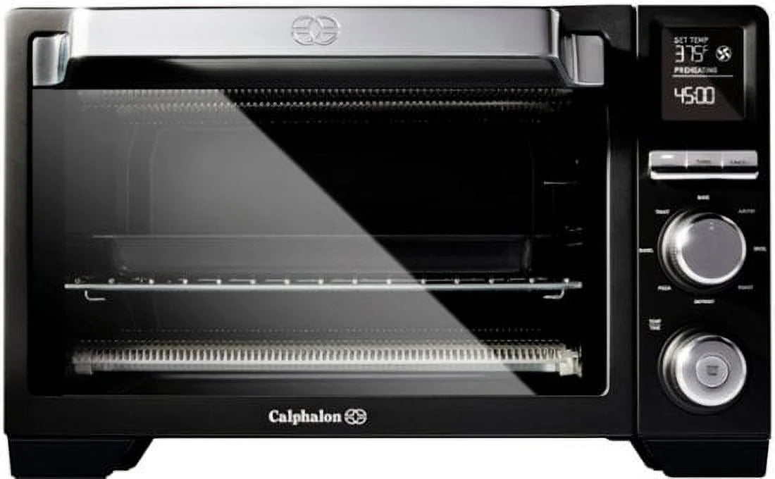 Black Air Fry Convection Countertop Toaster Oven J352108
