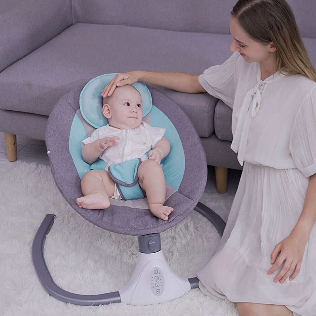 Blue Baby Bouncer Swing Chair Q474