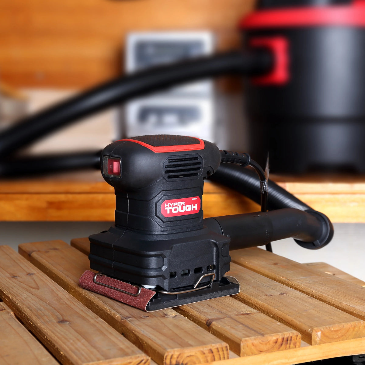 2 Amp Corded 1/4 Sheet Palm Sander with Dust Bag A21814