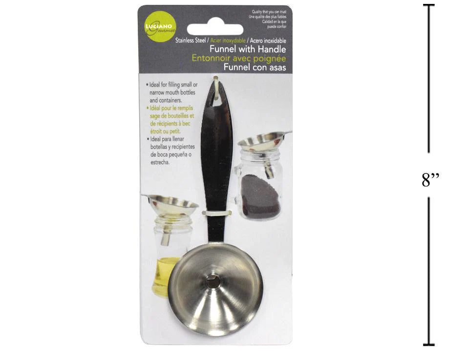 Stainless Steel Oil Funnel with Handle G344