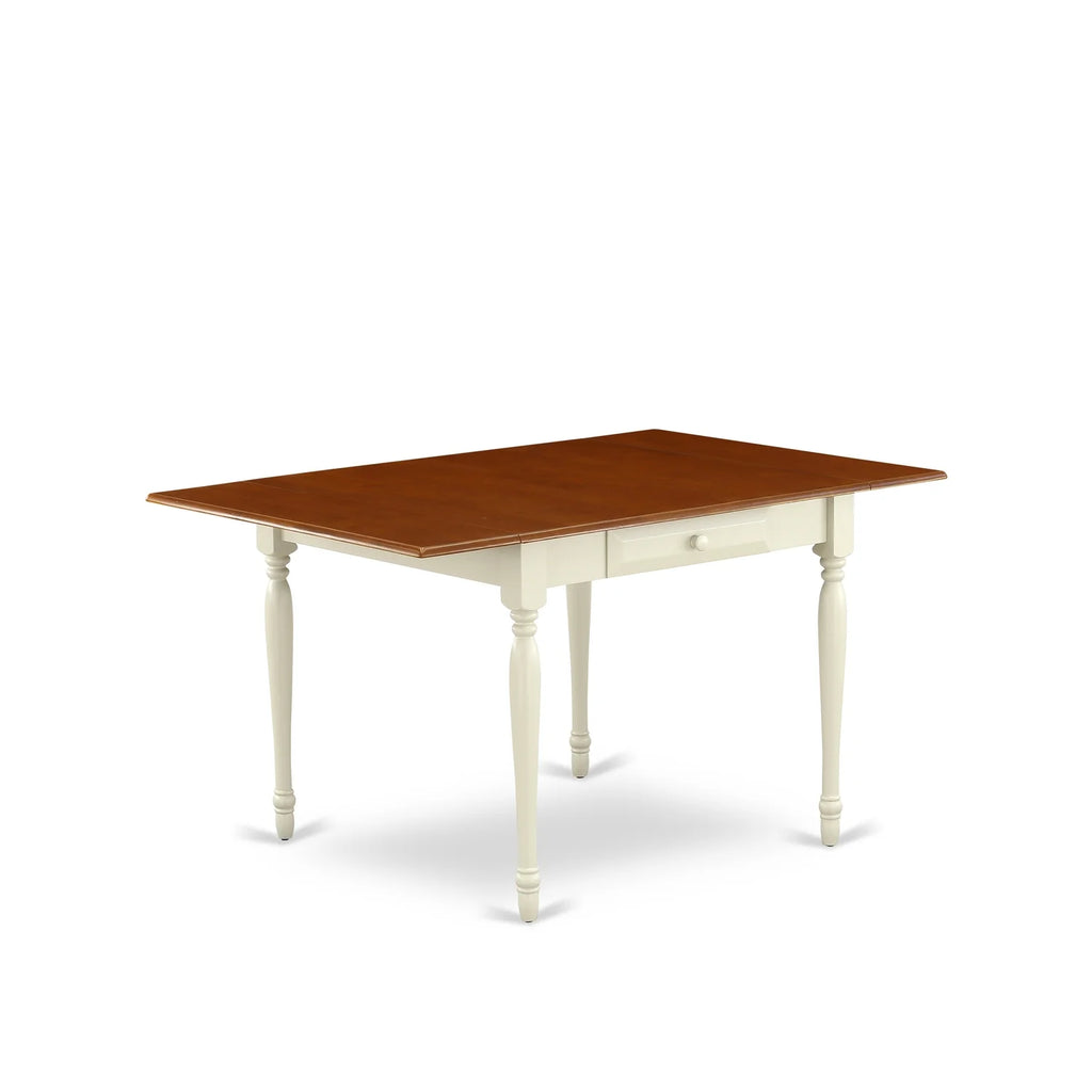 3-piece Dining Set with Linen Seat in Cherry T757232