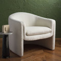 Ivory Boucle Accent Chair L2461