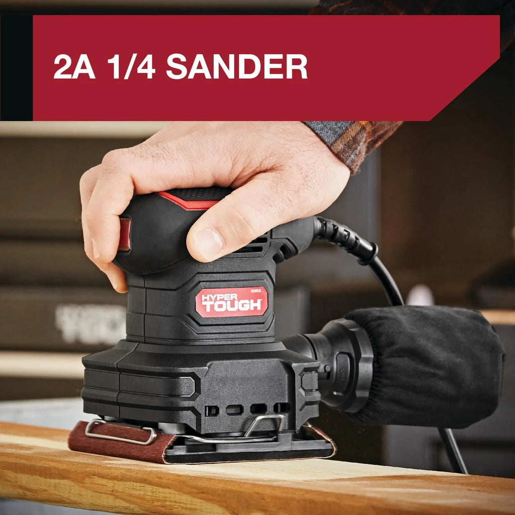 2 Amp Corded 1/4 Sheet Palm Sander with Dust Bag A21814