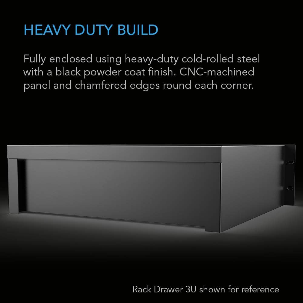 Rack Mount Drawer 4U with Aluminum Faceplate with Lock and Key I33452