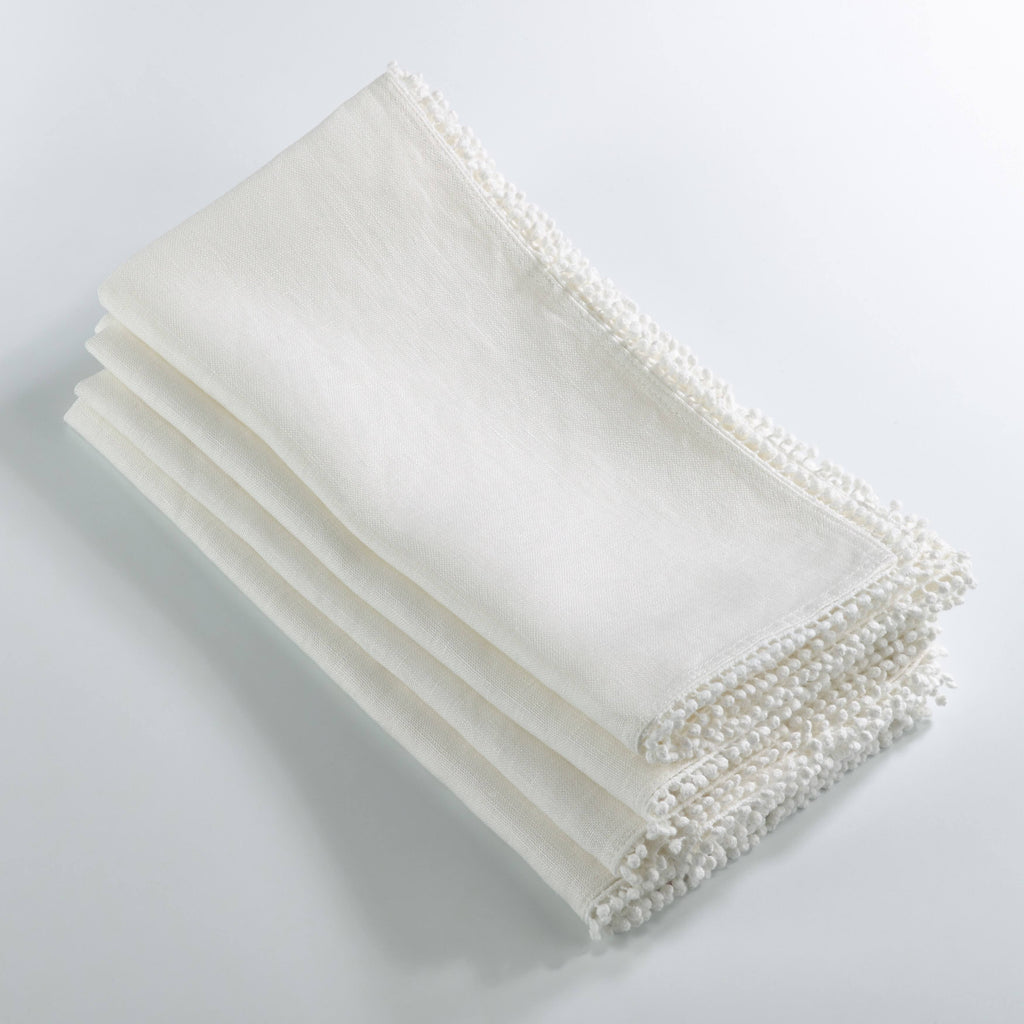 Pink 100% Linen Table Napkins Set of 4 N4737