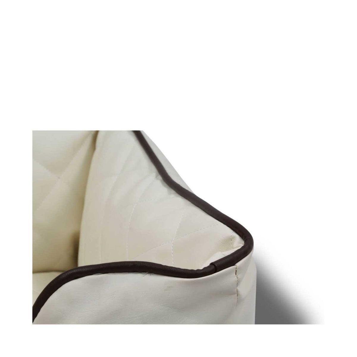 Faux Leather Rectangle Pet Bed A665