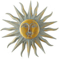 Gold Metal Indoor Outdoor Sun Wall Decor P66819