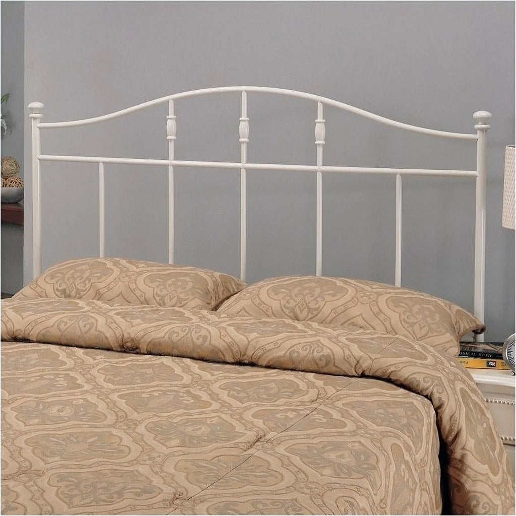 White Metal Full Queen Spindle Headboard J304332