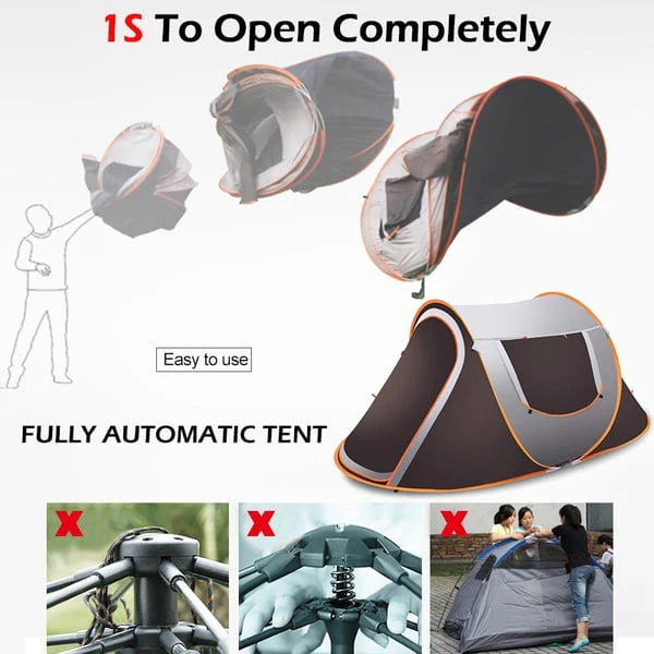 3 in 1 Waterproof Camping Tent with Carrying Bag K327