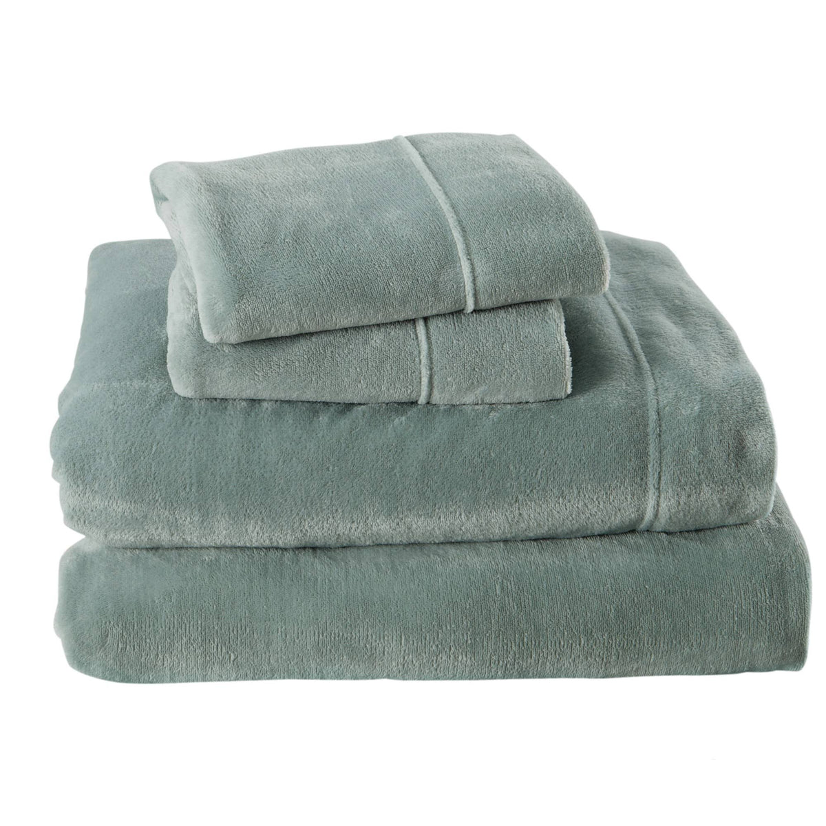 Jade Velvet Plush Sheet Set California King Z15260