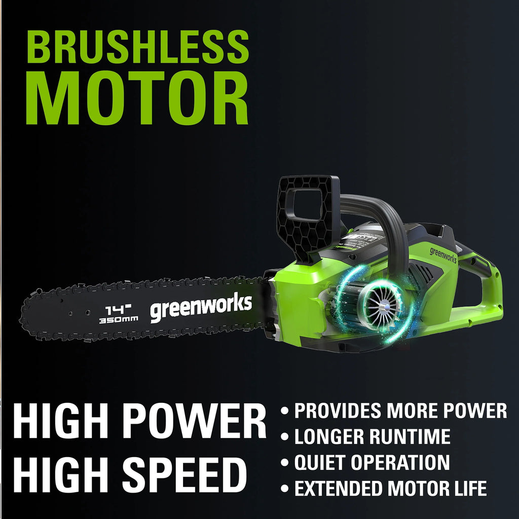 40V 14 Brushless Chainsaw with 2.5 Ah Battery & Charger L185712
