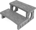 White 2-Step Lightweight Multi Purpose Deck Step G15900
