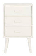 White 3 Drawer Chest I435