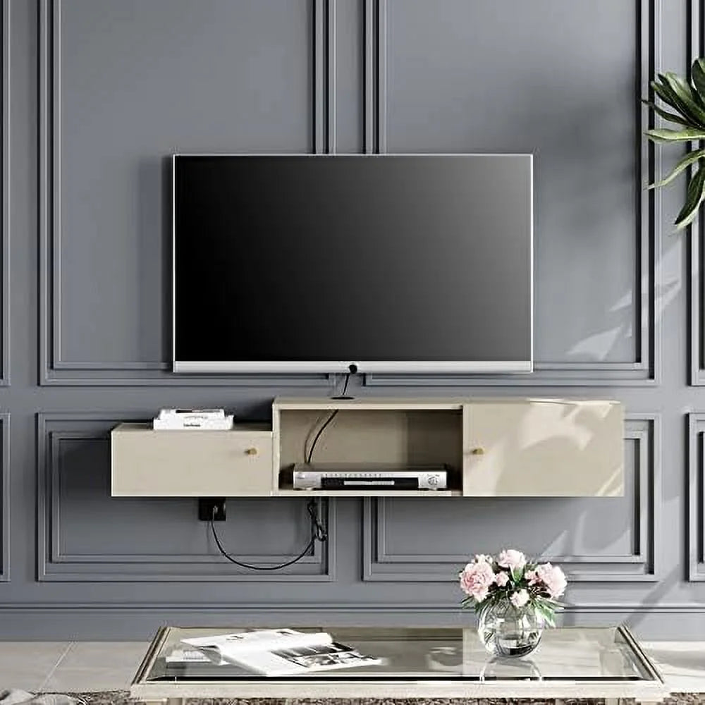 70'' Floating TV Stand with Charging Station D87231