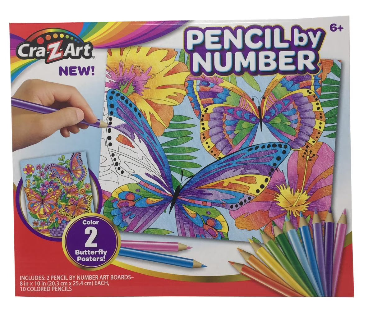 Pencil by Number Butterfly D5534