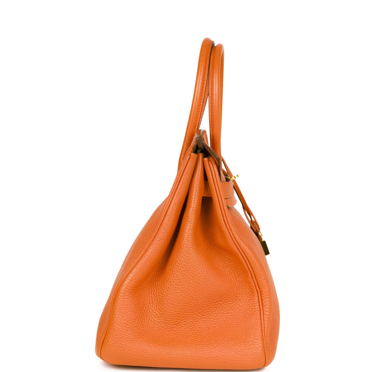 Orange Togo Leather Handbag Q151357