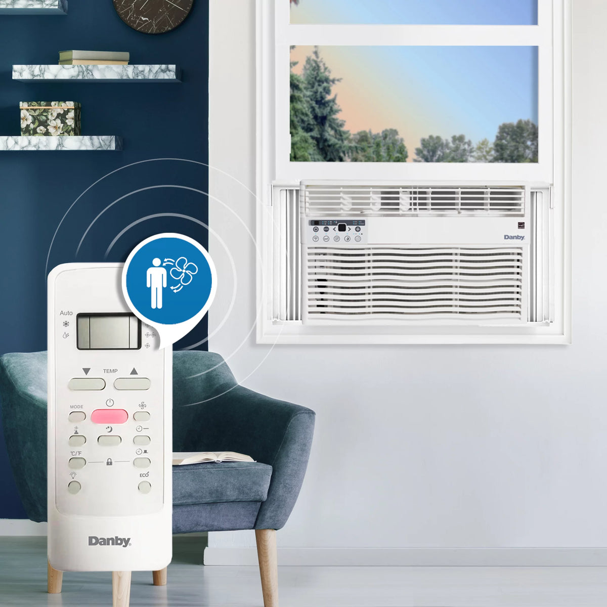 8000 BTU White Window AC X54798