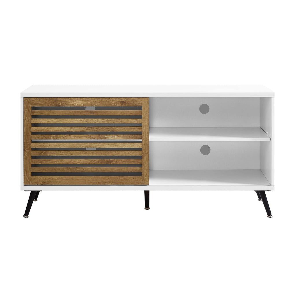 Sliding Door TV Console - Grey Wash A6262