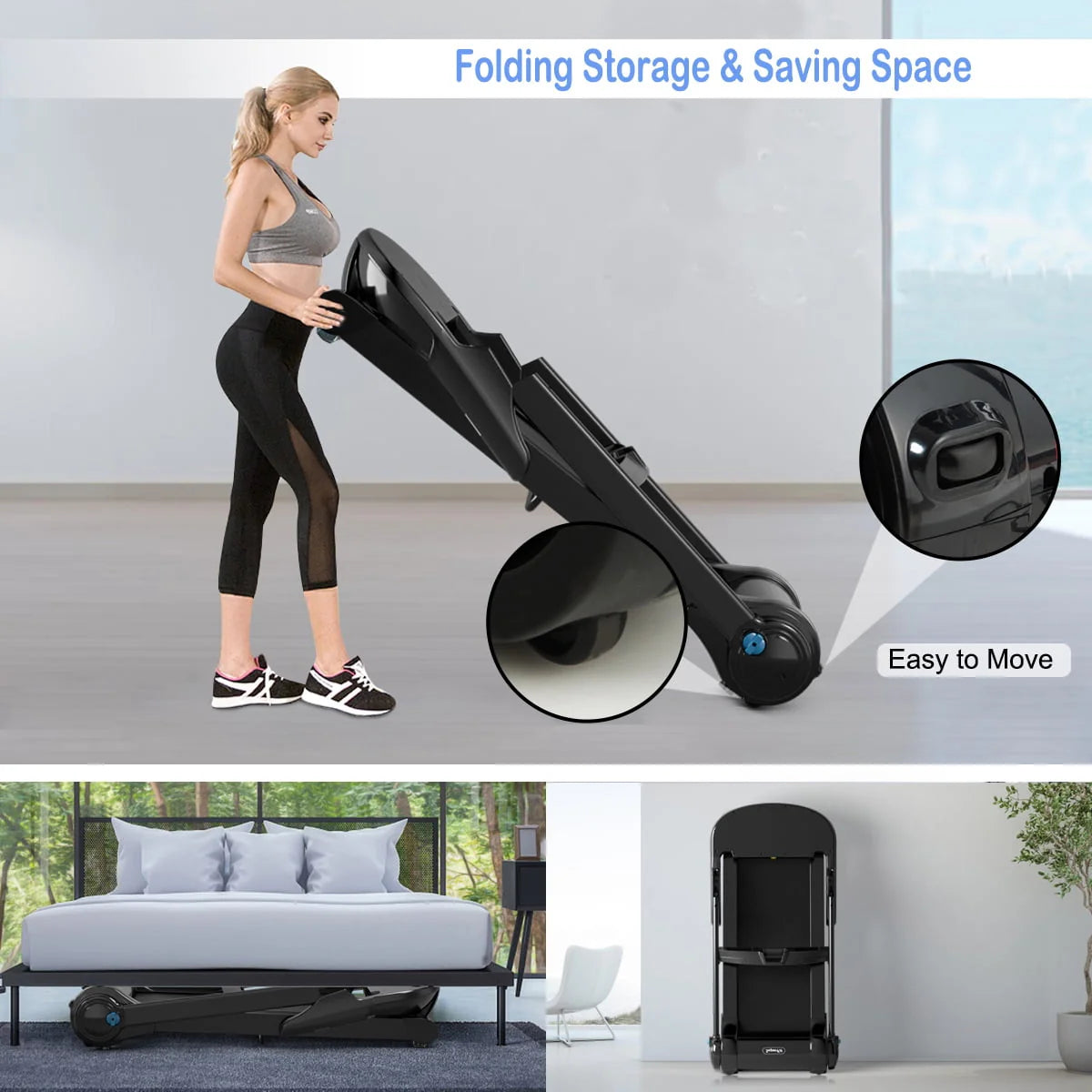 2.25 Hp Electric Folding Treadmill F918299