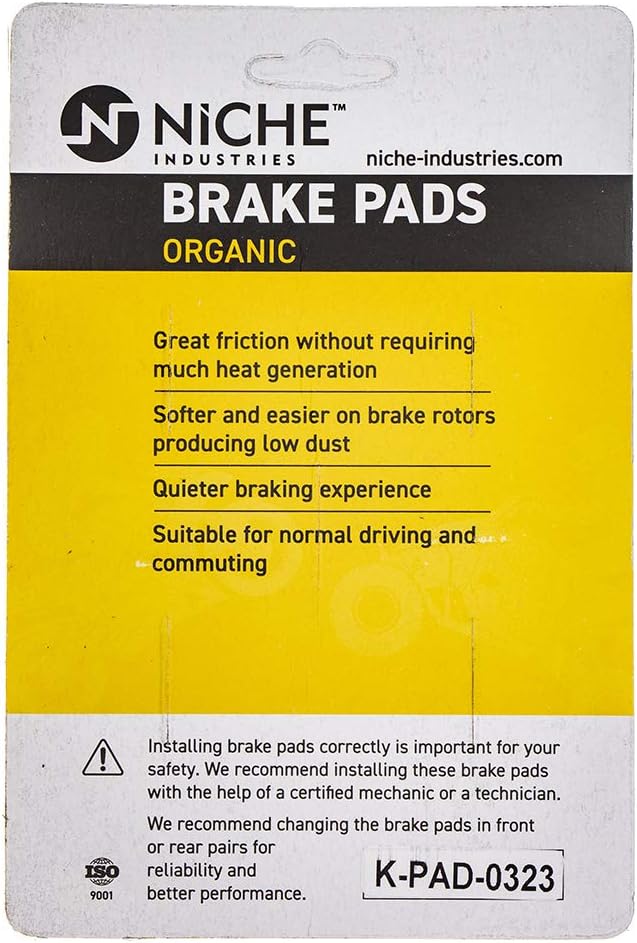 Brake Pad Set Organic Pack of 2 F155986